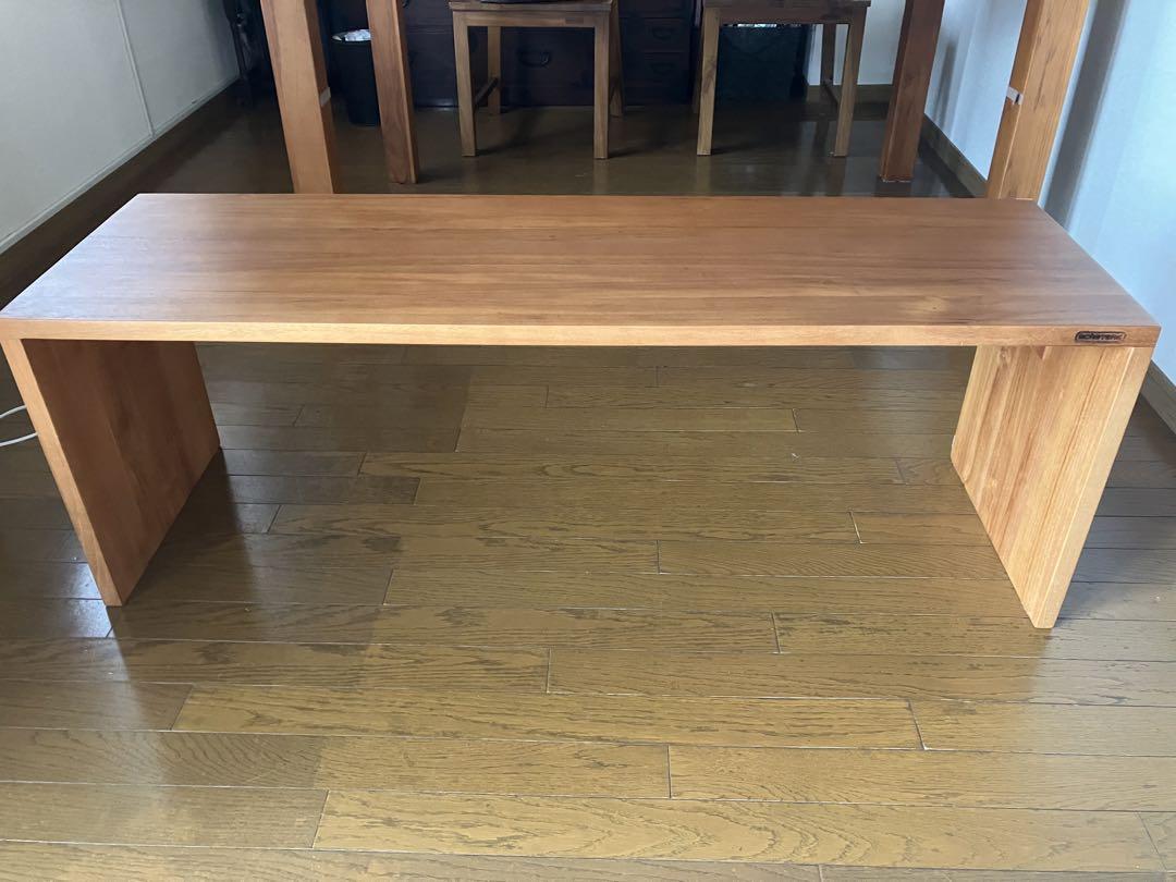 美品】SCANTEAK スキャンティーク PLANK ベンチ 130センチ 【お1人様1