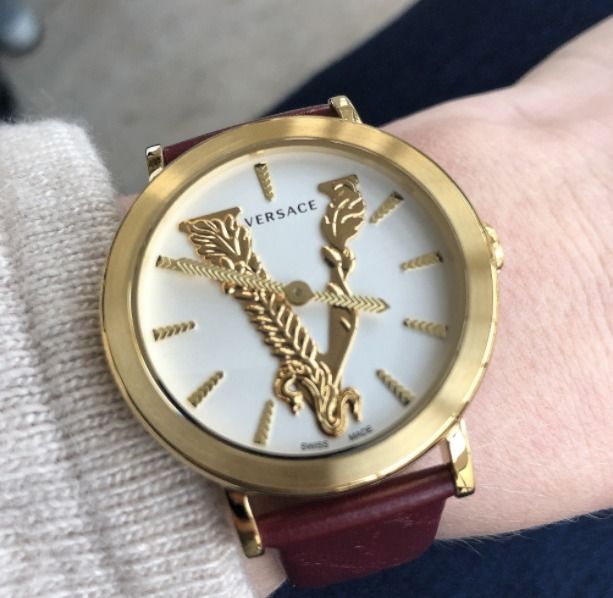 ☆送料関税無料☆VERSACE Virtus レディース腕時計 レッドベルト