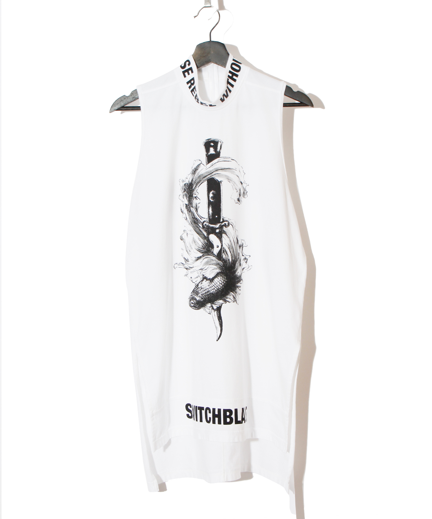 SLEEVELESS HIGH NECK [WHITE] | SWITCHBLADE